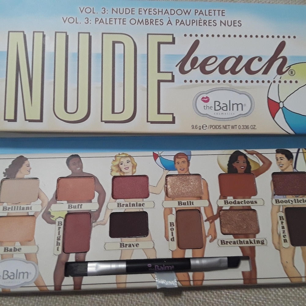 theBalm cosmetics Nude Beach pallet
